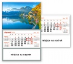Kalendarz jednodzielny 2019 Alpejskie jezioro (zdjęcie 1)