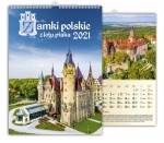 Kalendarz wieloplanszowy 2021 Zamki polskie z lotu ptaka (zdjęcie 1)