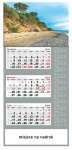 Kalendarz trójdzielny 2021 Plaża w Rowach