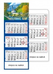 Kalendarz trójdzielny 2018 Górski kościół