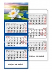 Kalendarz trójdzielny 2018 Lilia wodna