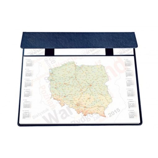 Kalendarz Biuwar Mapa Polski z 2015 roku