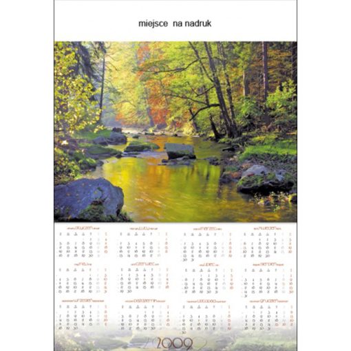 Kalendarz Bystrzyca Dusznicka z 2009 roku