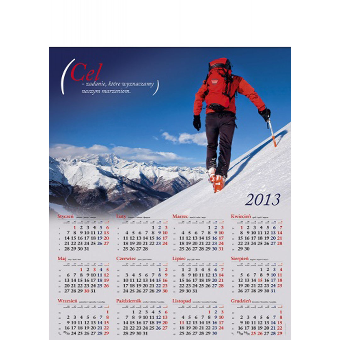 Kalendarz Cel z 2013 roku