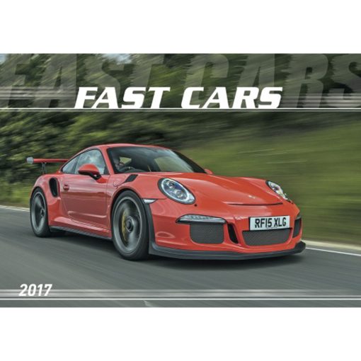 Kalendarz Fast cars z 2017 roku