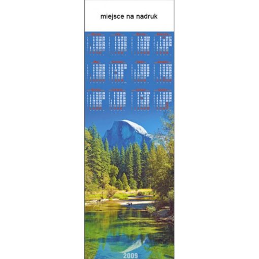 Kalendarz Górska rzeka z 2009 roku