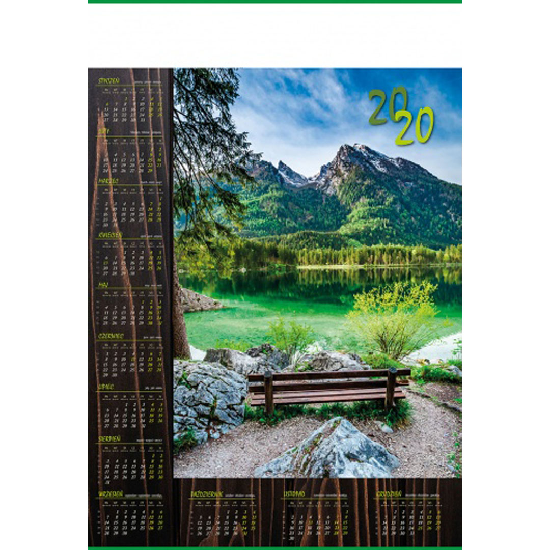 Kalendarz Góry z 2020 roku