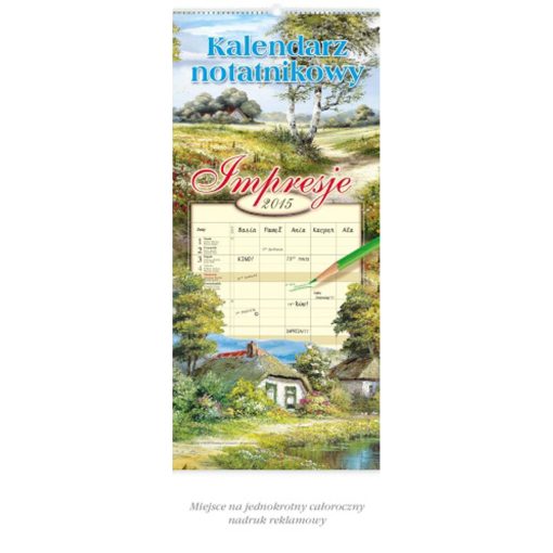 Kalendarz Impresje z 2015 roku