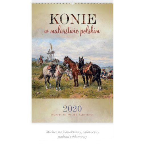 Kalendarz Konie w malarstwie polskim z 2020 roku