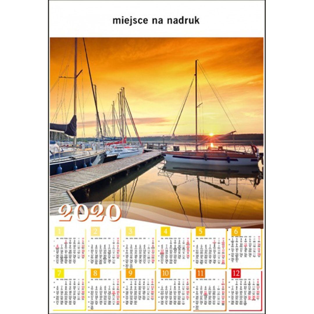 Kalendarz Mazury z 2020 roku