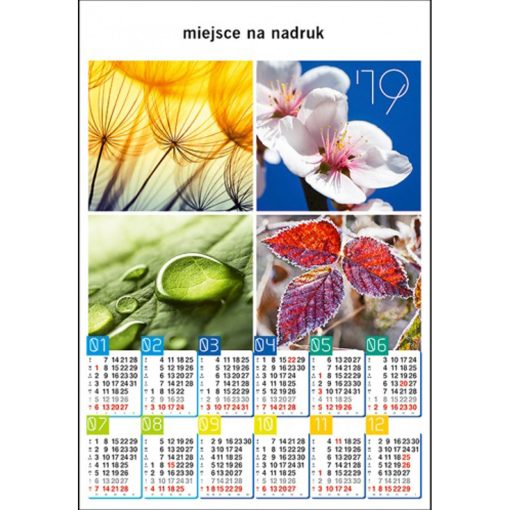 Kalendarz Natura z 2019 roku
