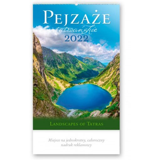 Kalendarz Pejzaże tatrzańskie z 2022 roku