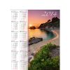 Kalendarz Plaża o zachodzie z 2014 roku