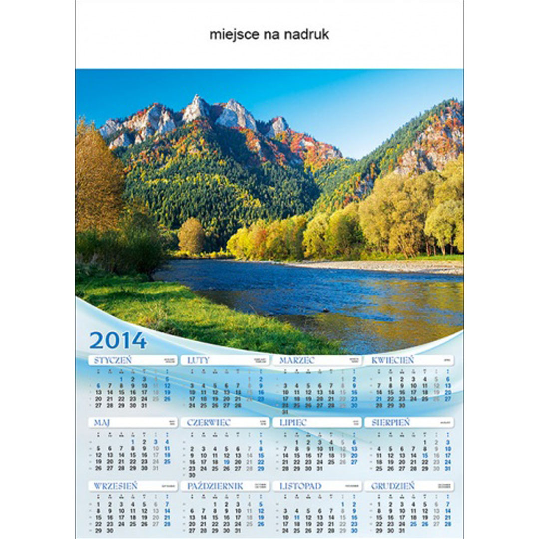 Kalendarz Trzy Korony z 2014 roku
