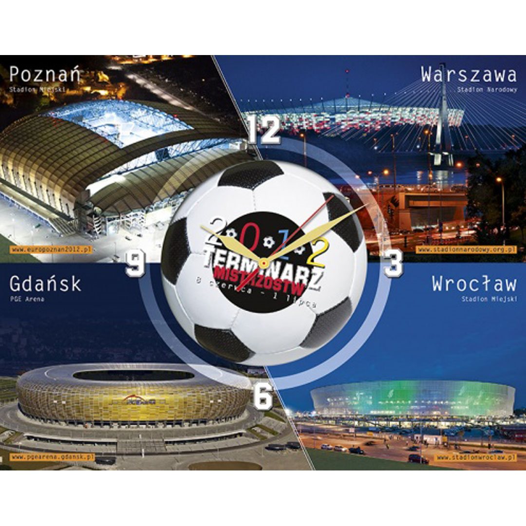 Kalendarz Zegar - Stadiony