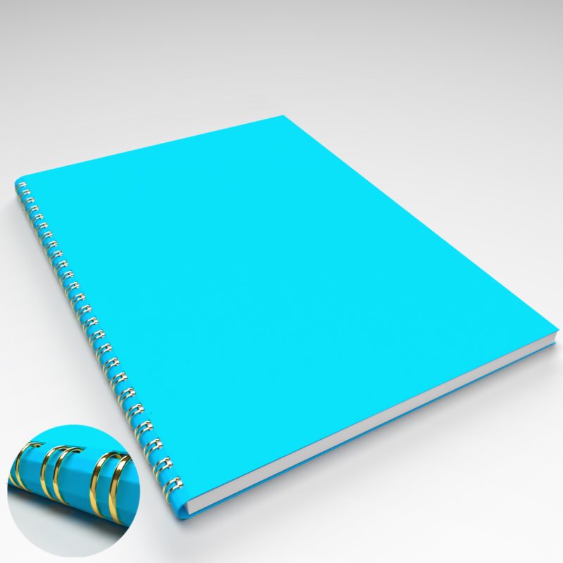 Notes z okładką wewnątrz spirali