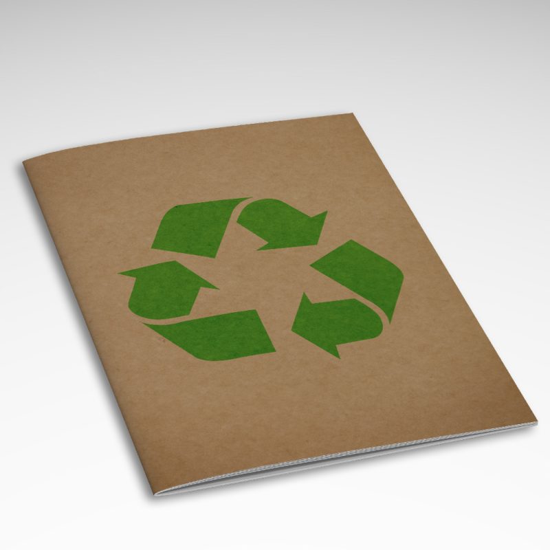 Zeszyt z okładką recyklingową