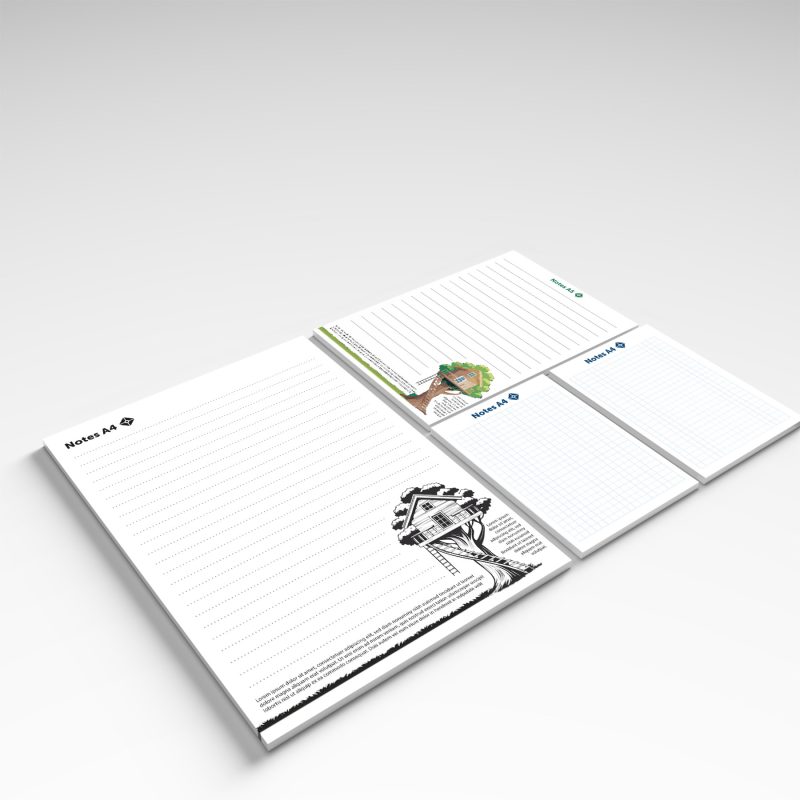 Komplet notesów A6, A5 i A4