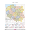 Kalendarz planszowy Mapa Polski