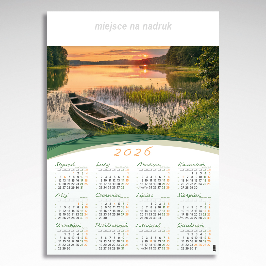 Kalendarz planszowy Mazury