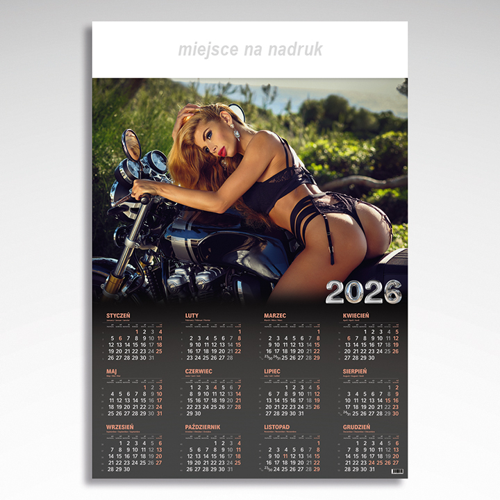 Kalendarz planszowy Dziewczyna z Motorem