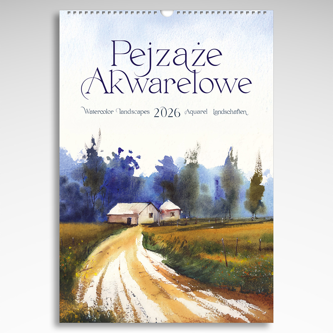 Kalendarz wieloplanszowy Pejzaże Akwarelowe
