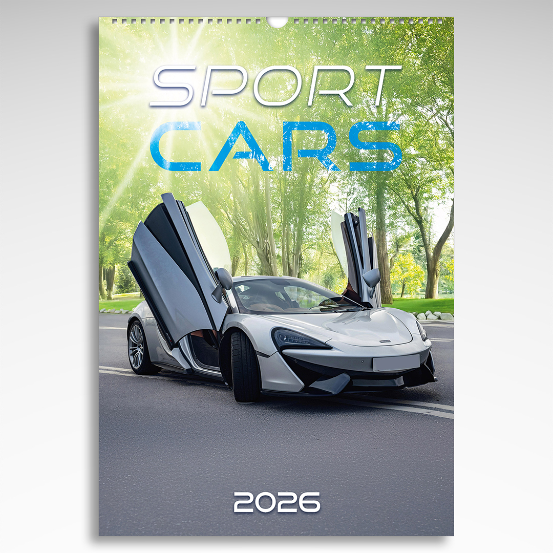 Kalendarz wieloplanszowy Sport Cars