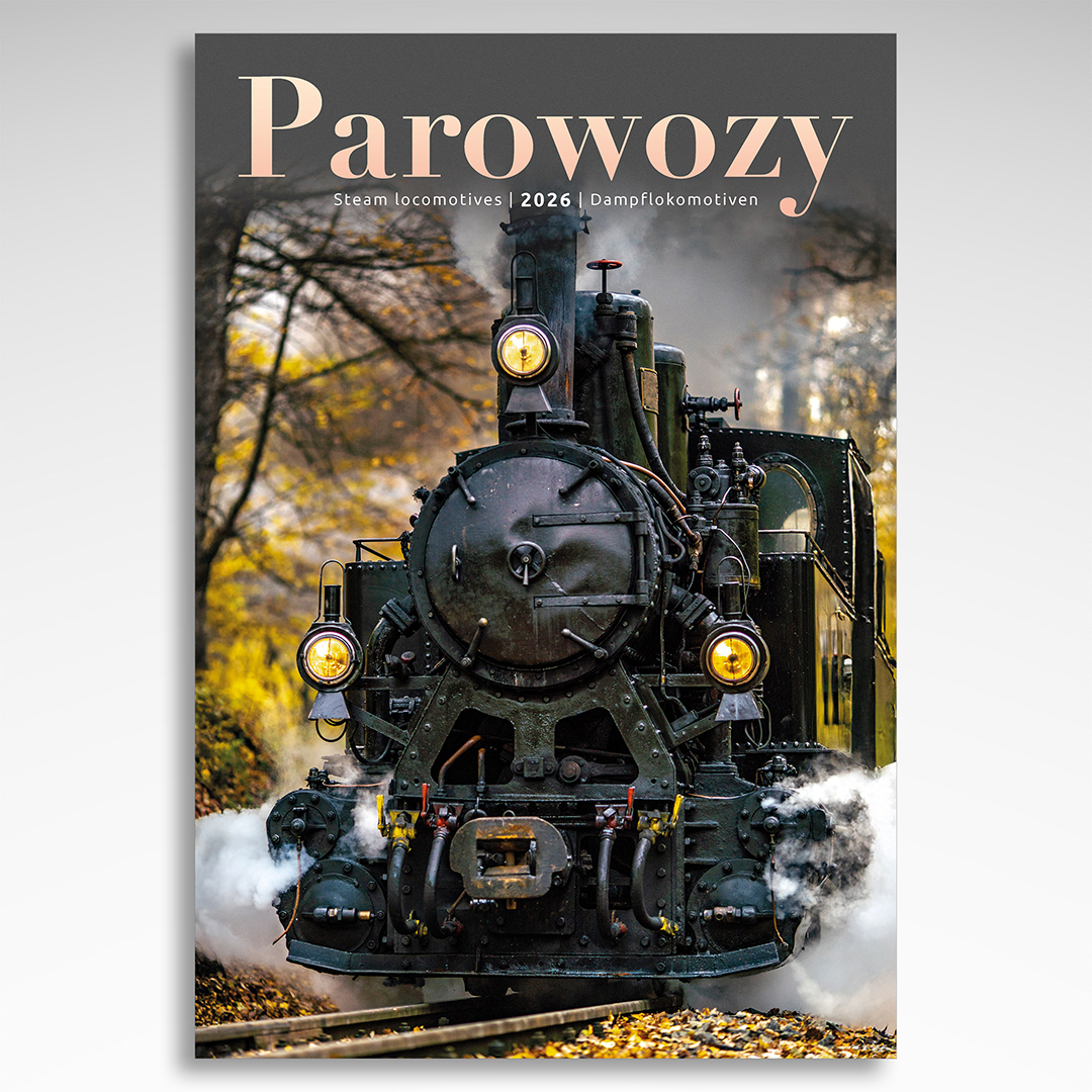 Kalendarz wieloplanszowy Parowozy