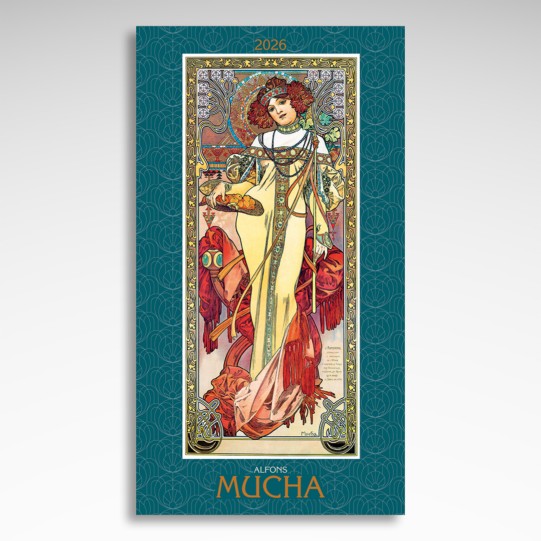 Kalendarz wieloplanszowy Alfons Mucha