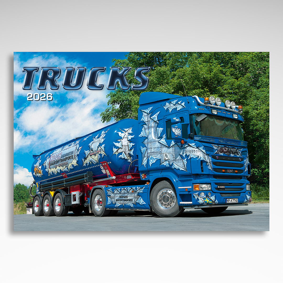 Kalendarz wieloplanszowy Trucks