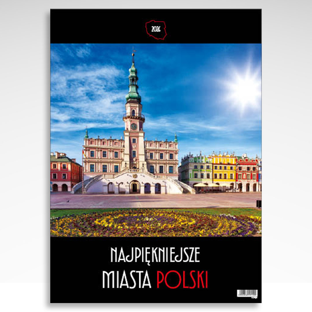 Kalendarz wieloplanszowy Najpiękniejsze Miasta Polski