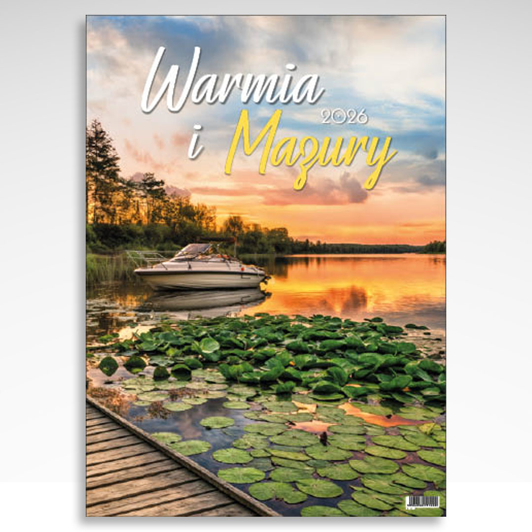 Kalendarz wieloplanszowy Warmia i Mazury