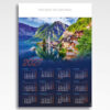 Kalendarz planszowy Hallstatt