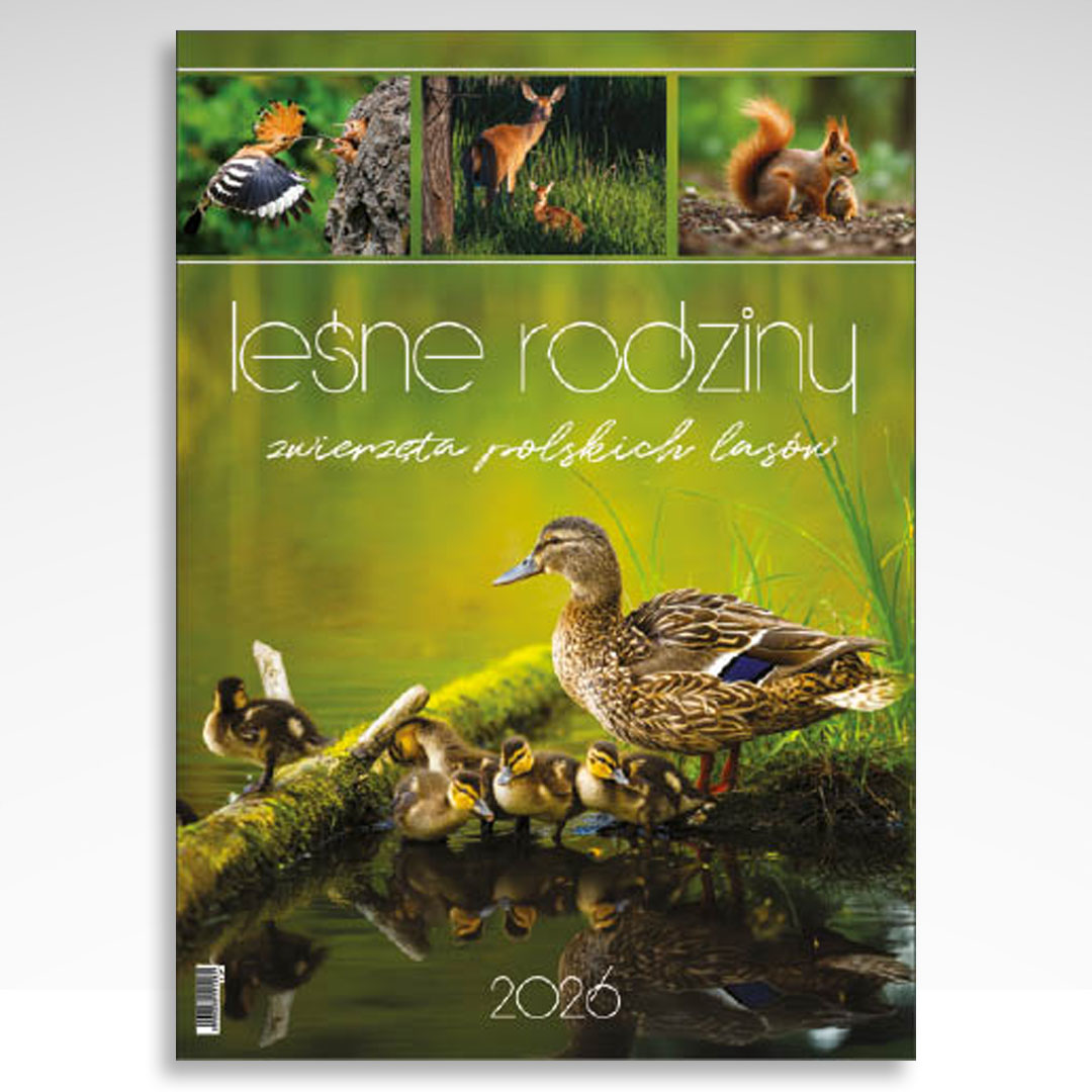 Kalendarz wieloplanszowy Leśne Rodziny
