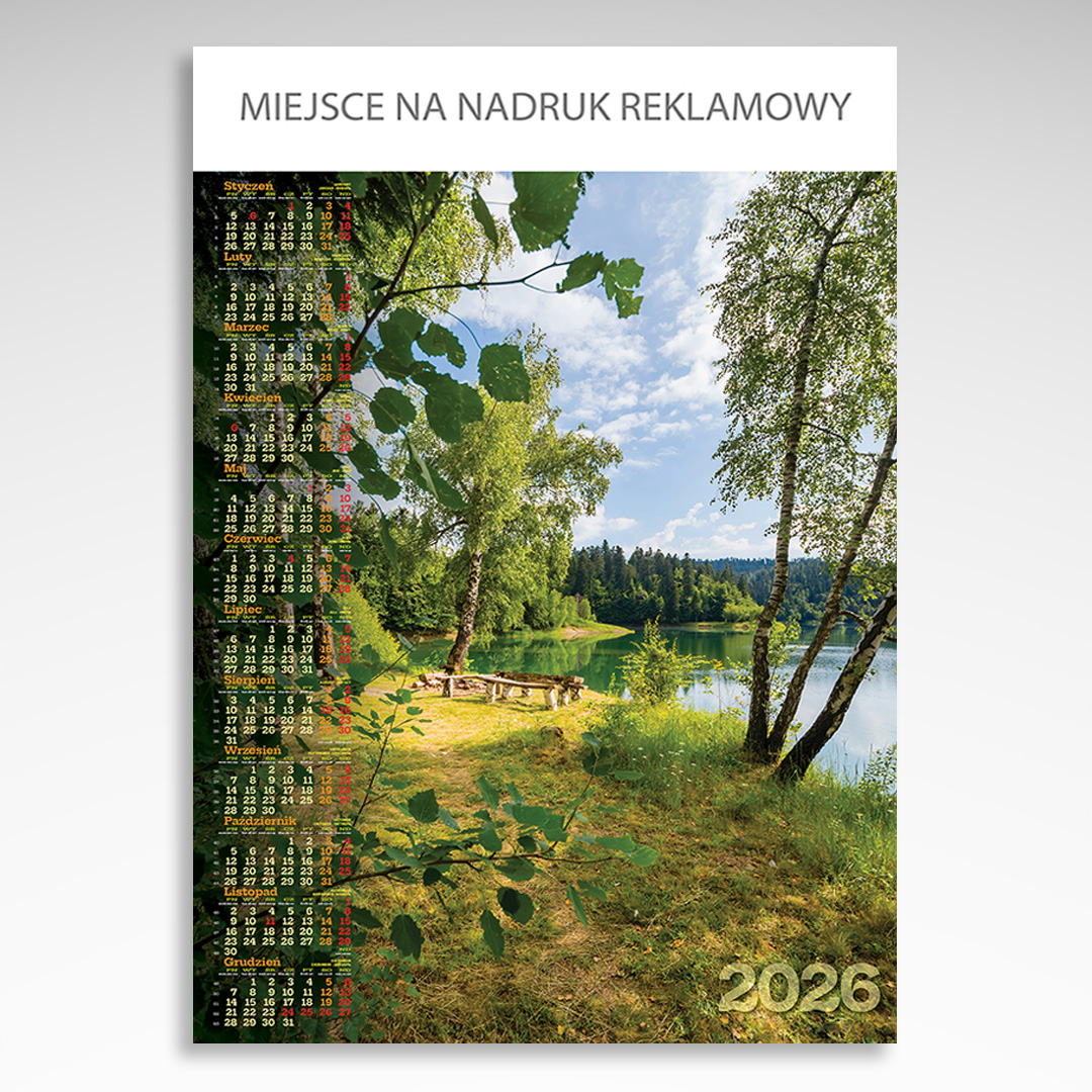 Kalendarz planszowy Jezioro