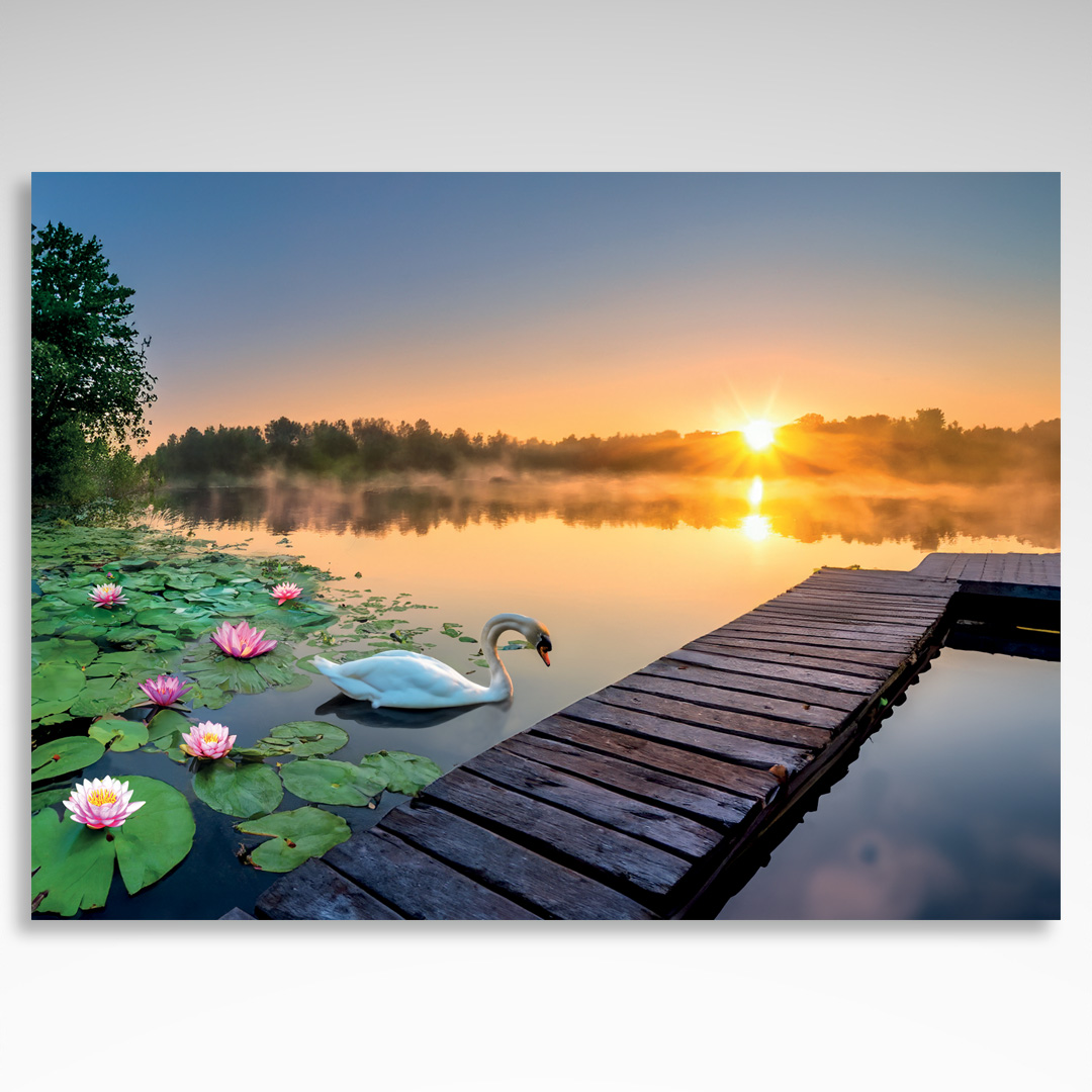 Kalendarz trójdzielny Łabędź