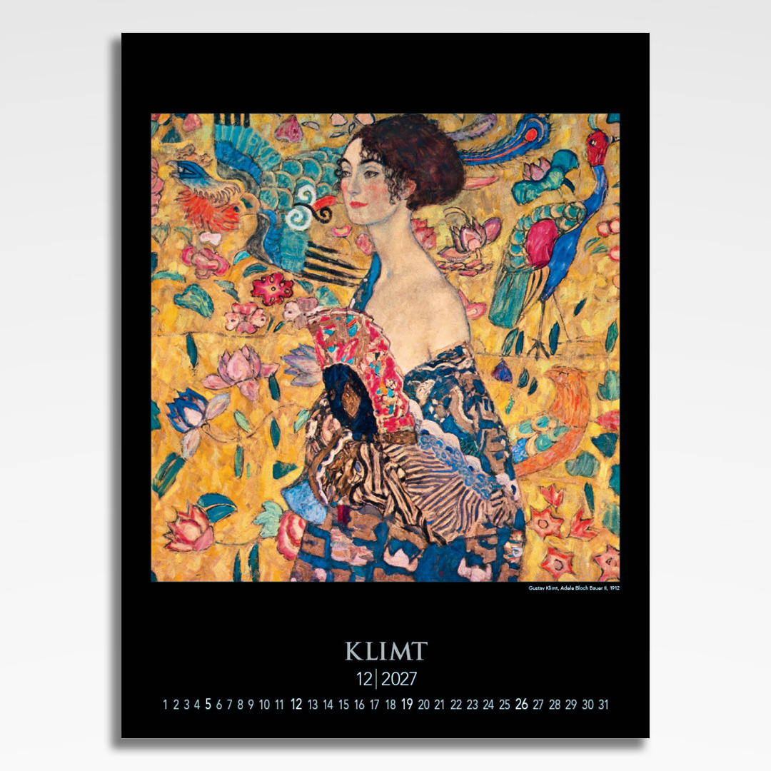 Kalendarz wieloplanszowy Gustav Klimt (20szt.) - 15 kalendarz wieloplanszowy gustav klimt, plansza grudzień z grafiką tematyczną