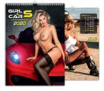 Kalendarz wieloplanszowy 2021 Girls and cars