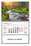 Kalendarz jednodzielny 2021 Leśny potok