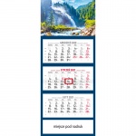 Kalendarz trójdzielny 2021 Wodospad