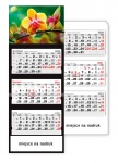 Kalendarz trójdzielny 2021 Orchidea