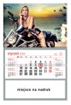 Kalendarz jednodzielny 2021 Motocyklistka