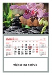 Kalendarz jednodzielny 2021 Orchidea
