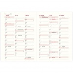 Kalendarz książkowy A4 na rok 2024 Kalendarz książkowe A4-108 (zdjęcie 3)