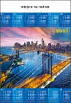 Kalendarz planszowy 2018 New York