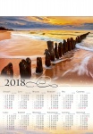 Kalendarz planszowy 2018 Zachód nad Bałtykiem