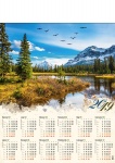 Kalendarz planszowy 2019 Ptaki w górach