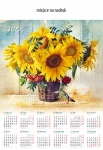 Kalendarz planszowy 2019 Słoneczniki