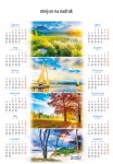 Kalendarz planszowy 2021 Cztery pory roku