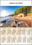 Kalendarz planszowy 2021 Plaża